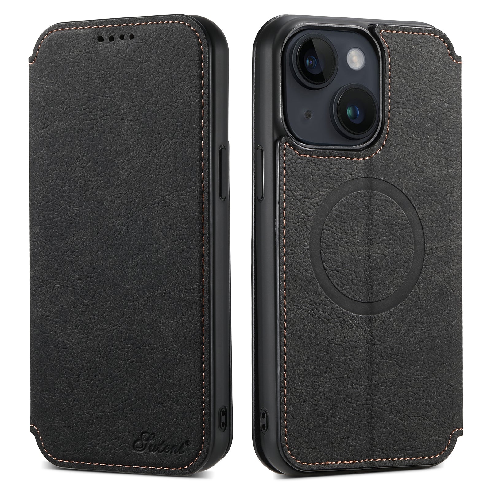 SUTENI J06 Wallet Phone Case for iPhone 14 Plus Magnetic PU Leather Stand Cover Compatible with MagSafe Charger SUTENI J06 Wallet Phone Case for iPhone 14 Plus Magnetic PU Leather Stand Cover Compatible with MagSafe Charger